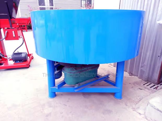 Concrete Mortar Mouth Pan Mixer for Construction Sites - thumbnail 3