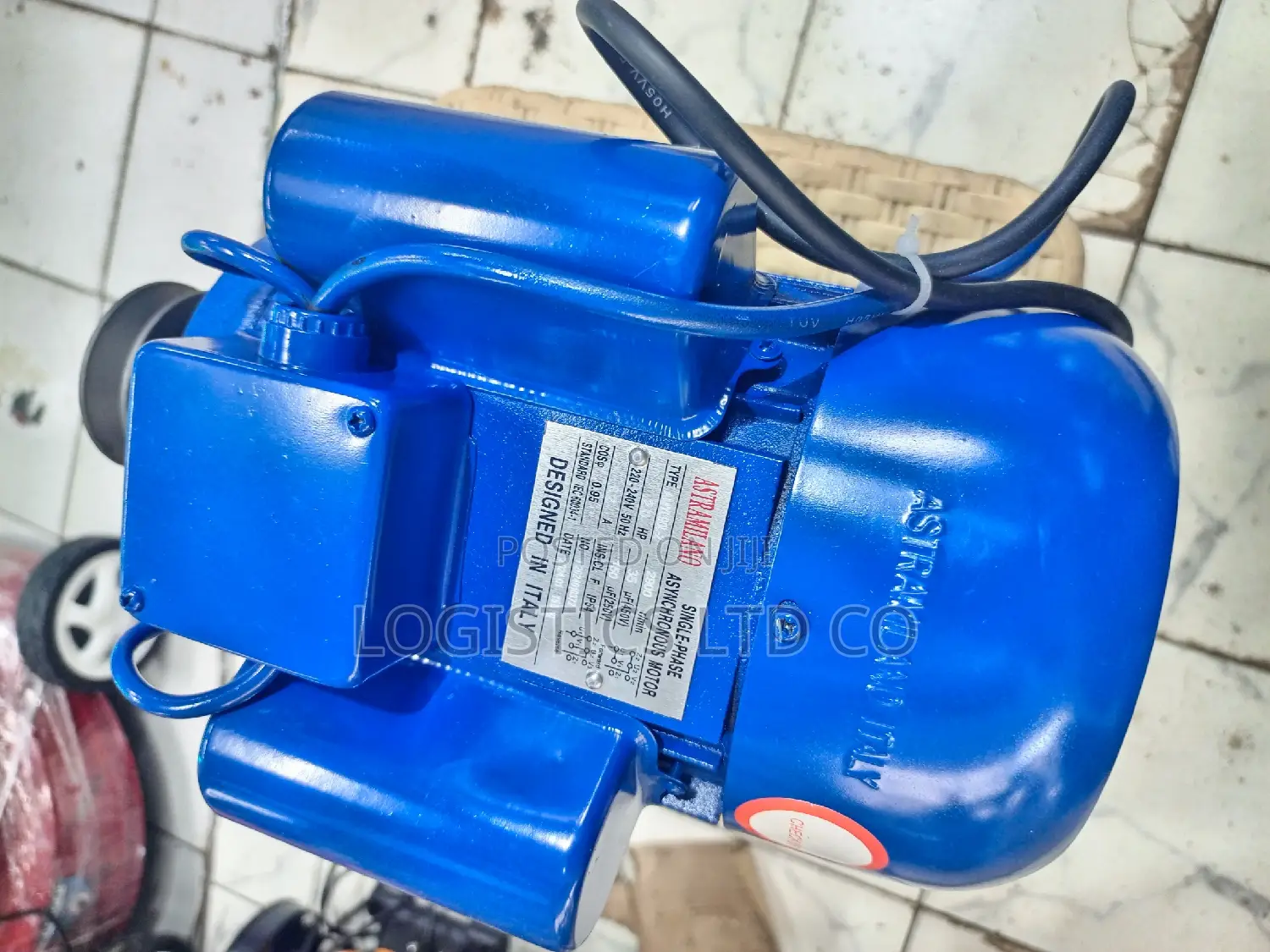Astramilano 2.0hp Low Speed Electric Motor Single Phase