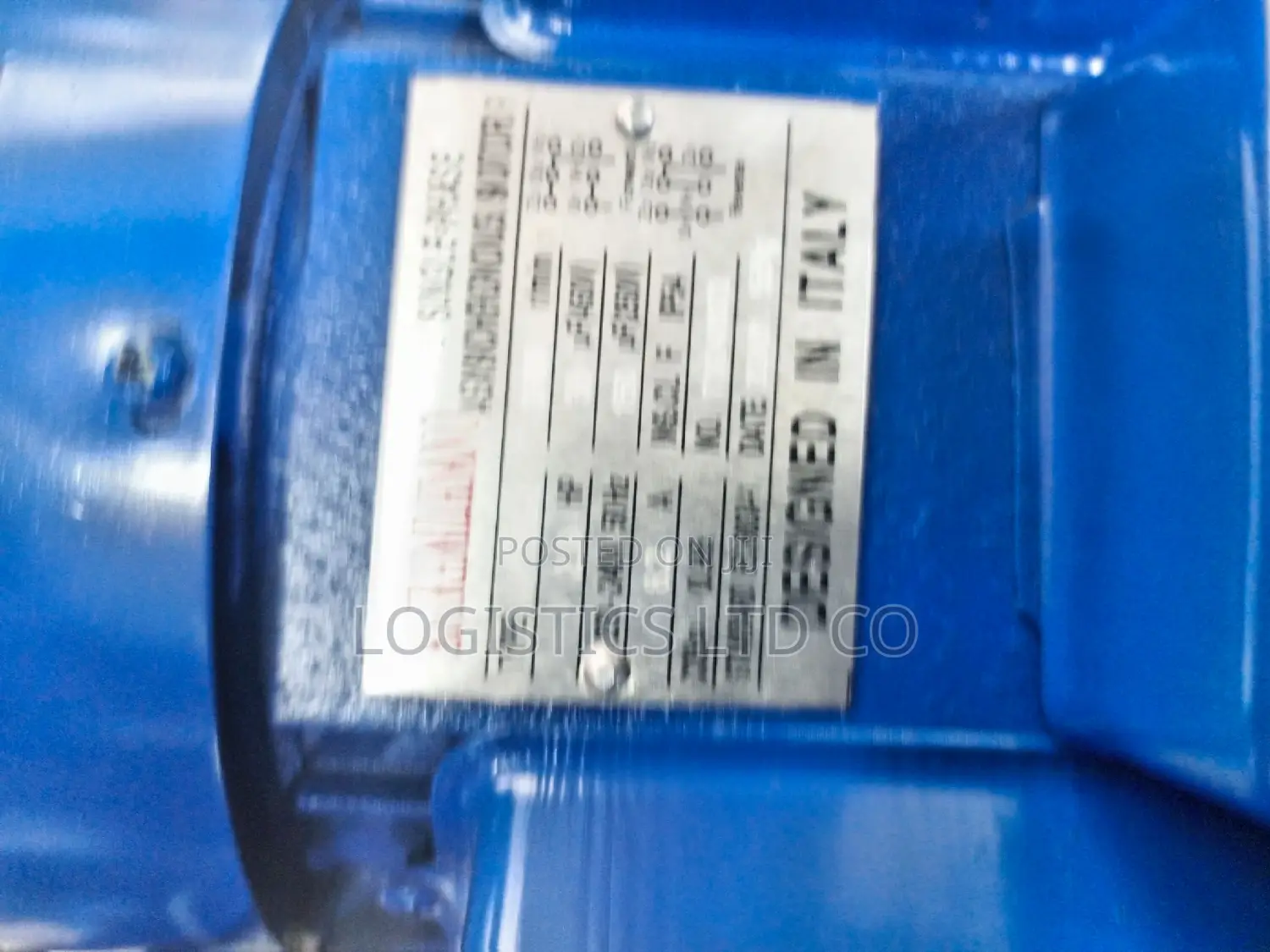 Astramilano 2.0hp Low Speed Electric Motor Single Phase