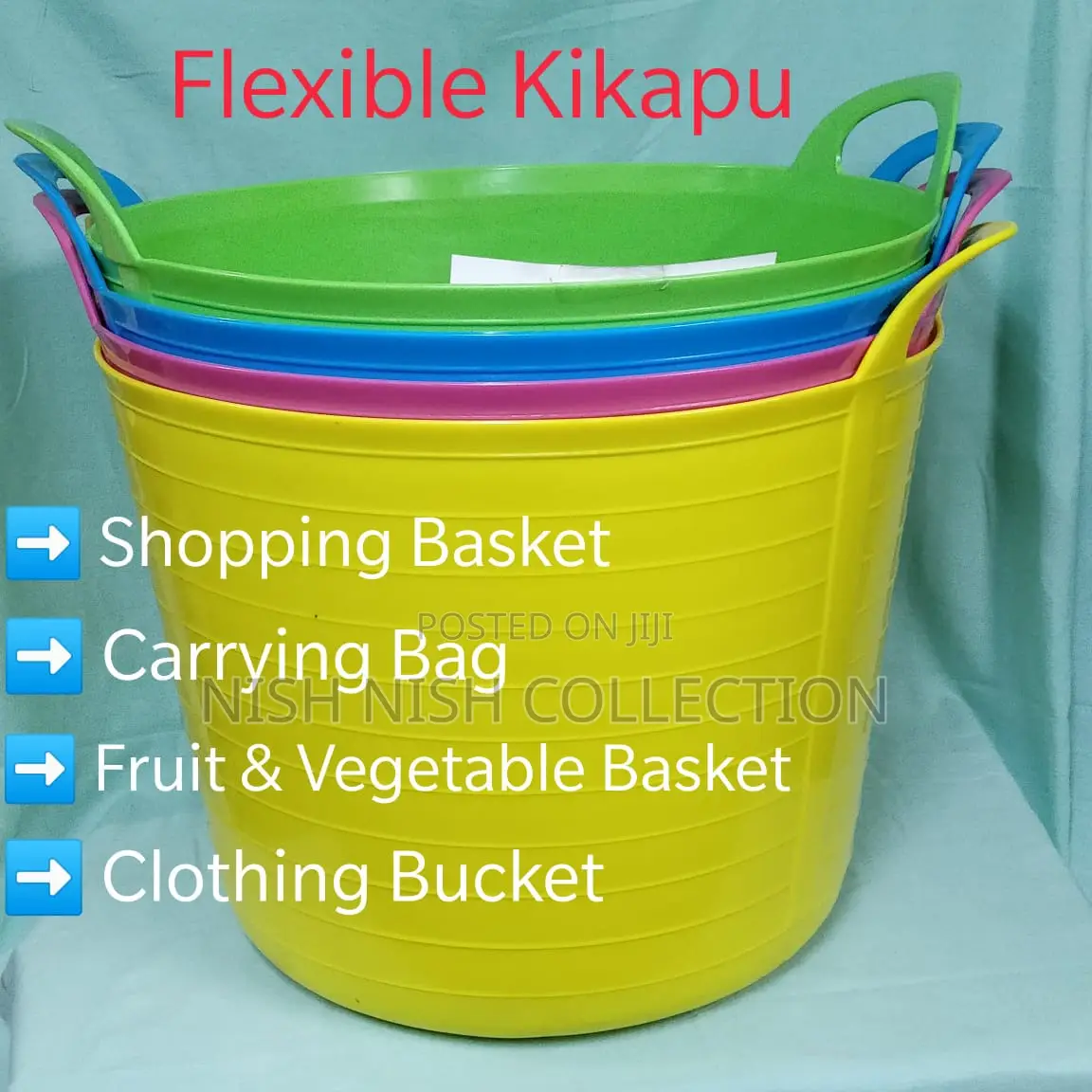 30ltrs Acme Flexible Kikapu One Piece