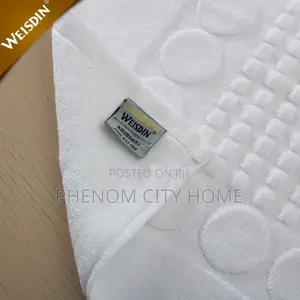 White Towel Floor Mats