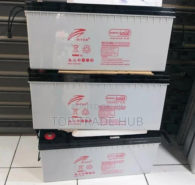 Ritar Deep Cycle Solar Battery 12v 200 Ah - main view