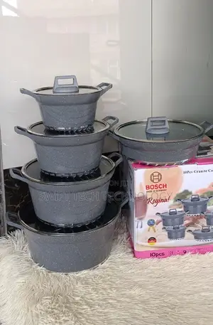 Cooking Pot 10pcs Granite Cookware Bosch ,Cookware