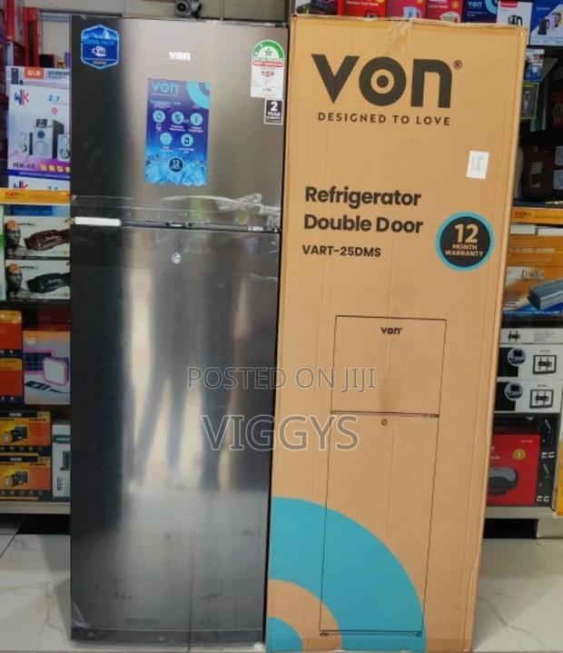 Von 168litre Double Door Fridge - main view