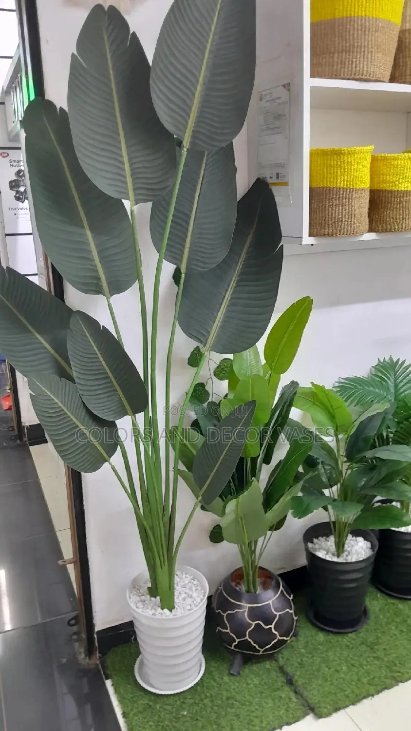 Banana Artificial Plants