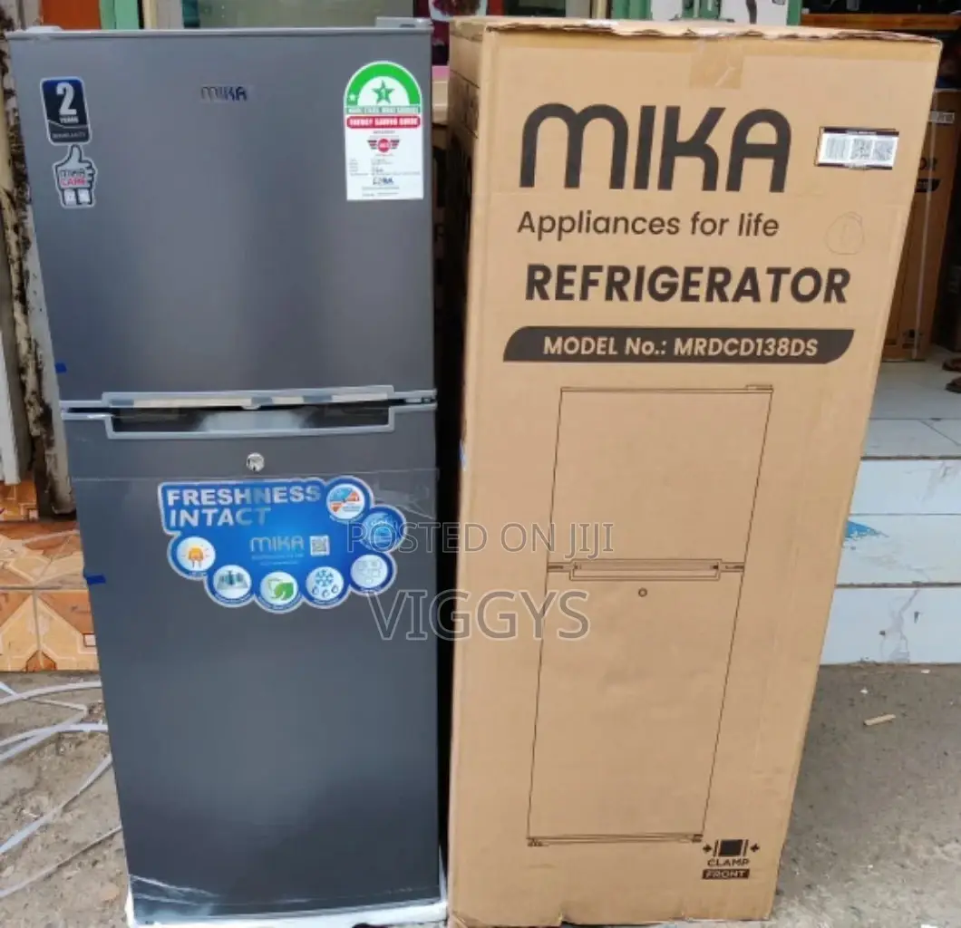 Mika 138litre Double Door Fridge