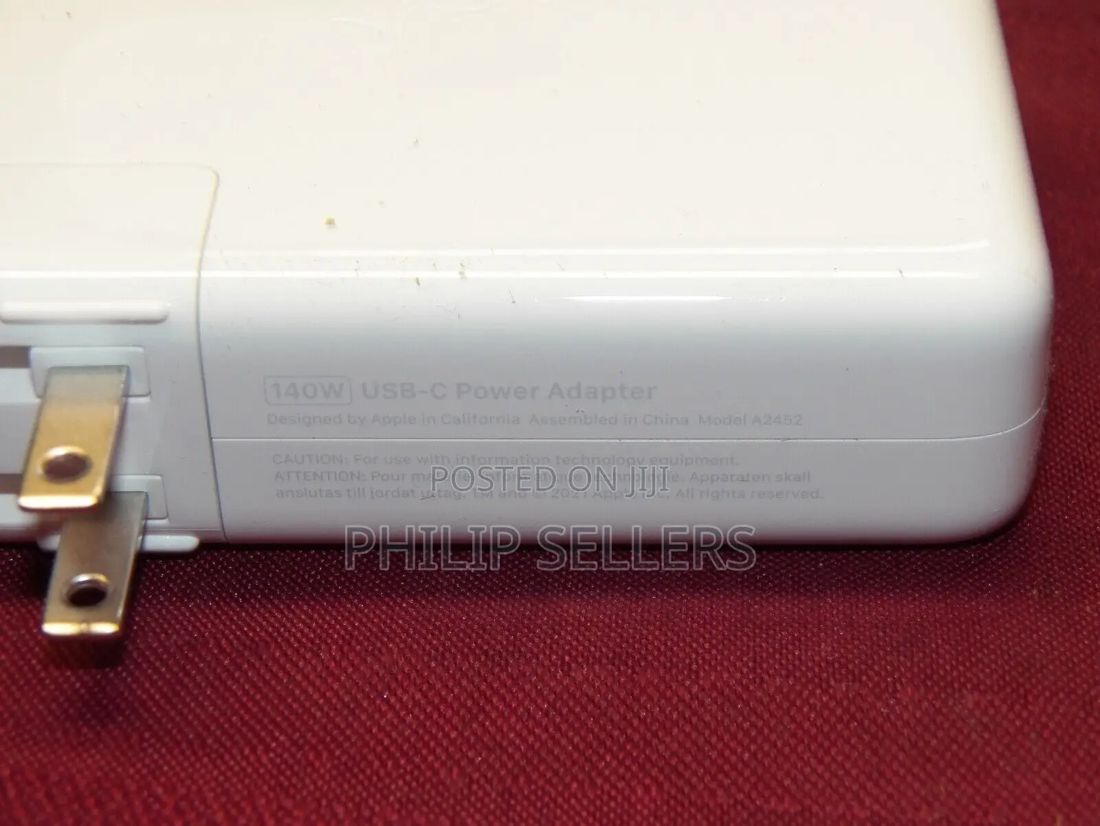 Genuine OEM Apple 140W USB-C Magsafe 3 Charger A2452 With Ma