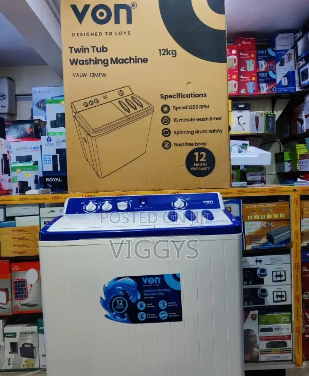 Von 12kg Washing Machine