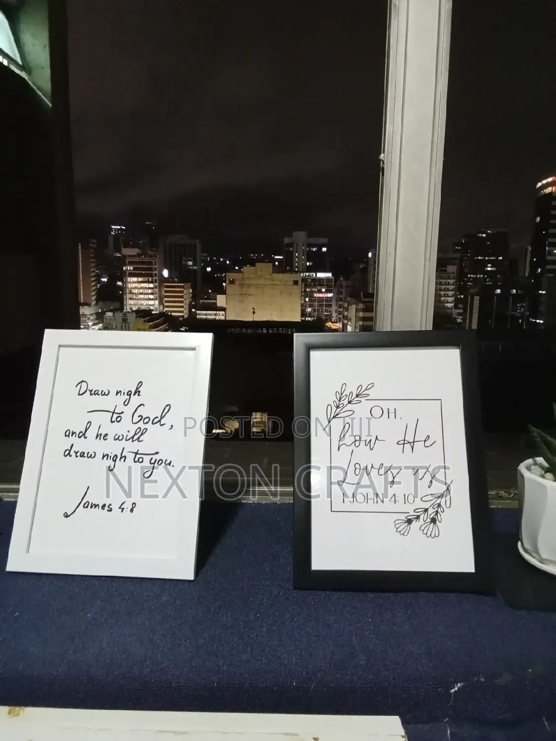 A4 Black and White Combo Picture Frames
