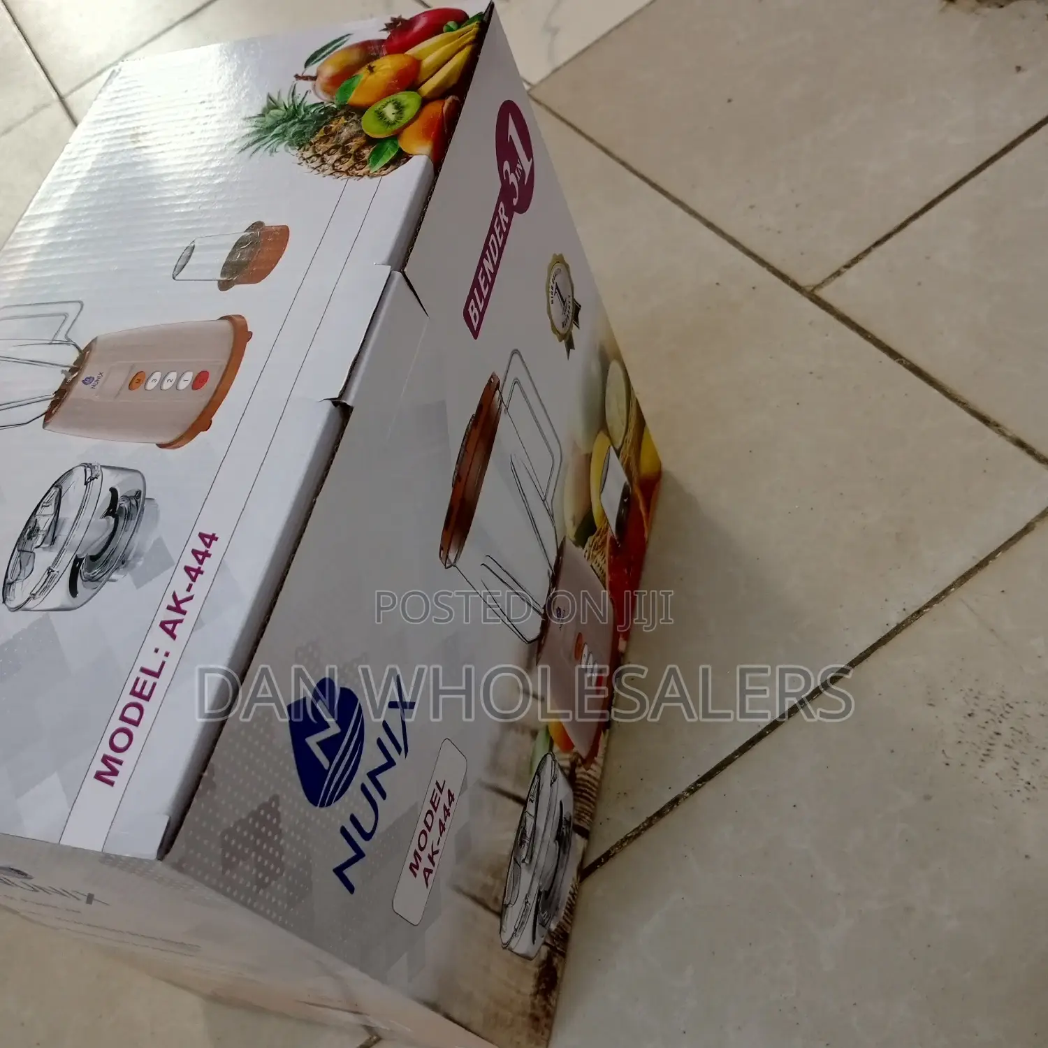 Nunix AK-444 - 3 in 1 Blender, Grinder Chopper