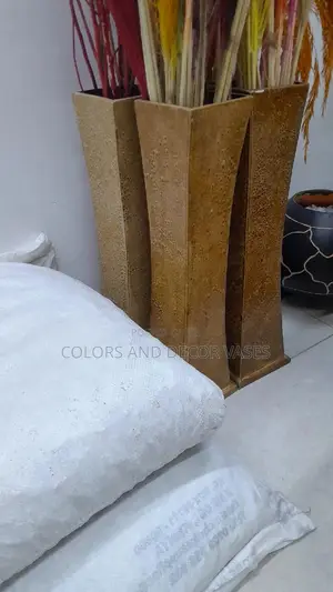 Wooden Vases in Brown
