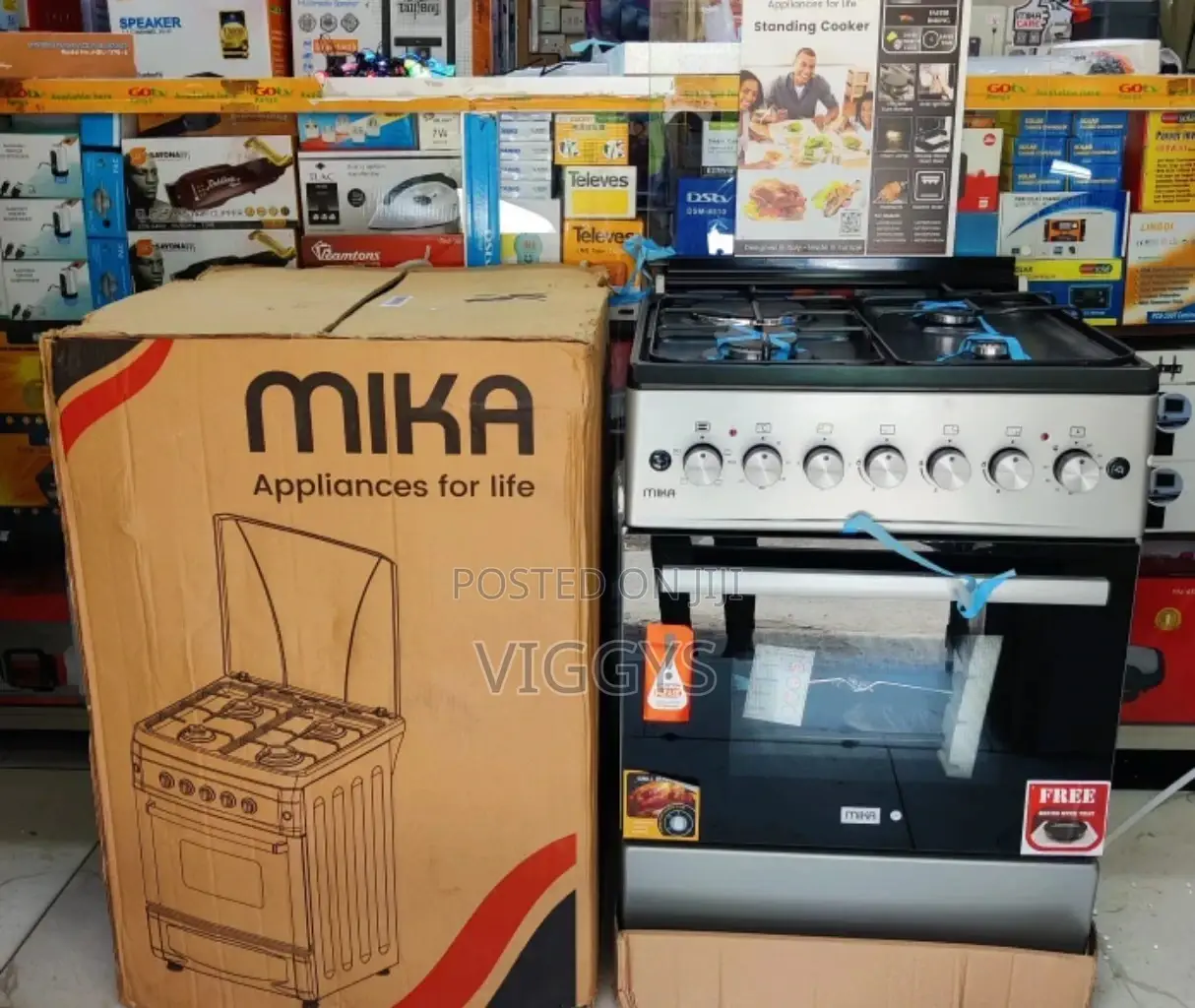 Mika Standing Cooker 60 by 60