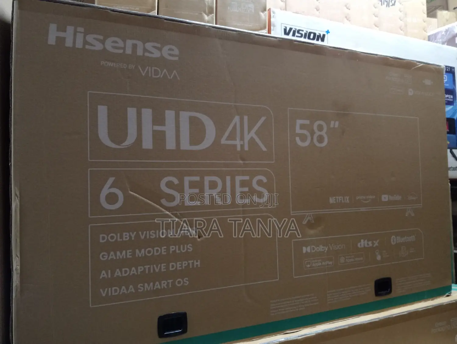 58" Hisense Smart Uhd Frameless Tv