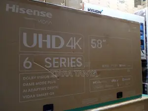 58" Hisense Smart Uhd Frameless Tv