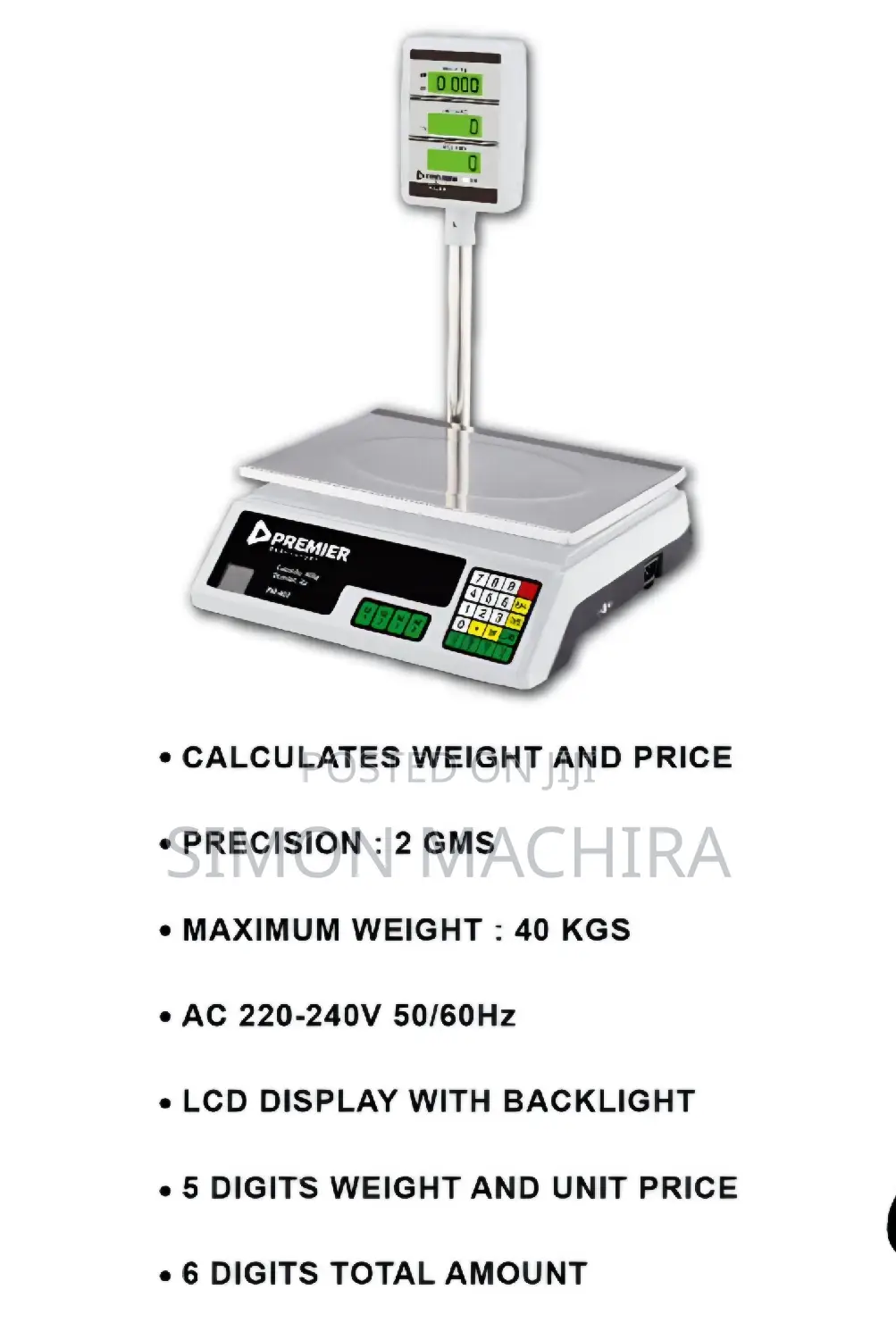 Digital Scale With Arm