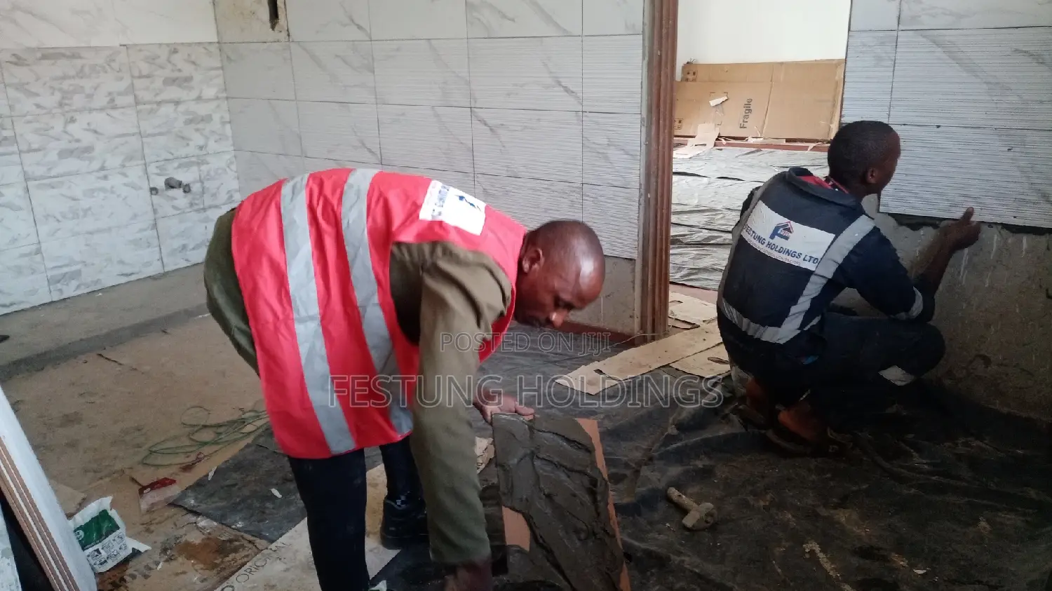 Tiles Fixing