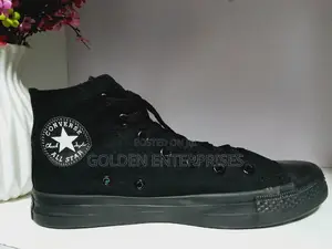 All Black High Cut Converse 40-45