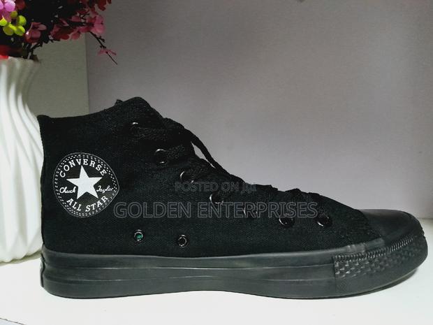 All Black High Cut Converse 40-45 - thumbnail 3