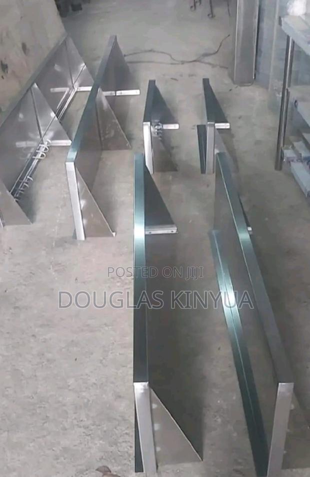 Stainless Steel Wall Shelves:  - main view