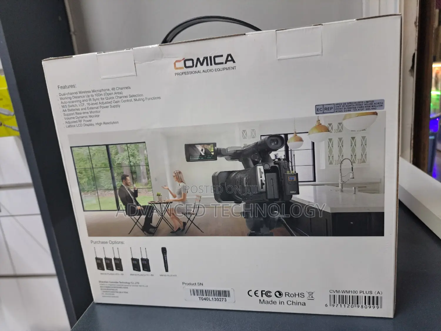 Comica CVM-WM100 Dual Wireless Mic