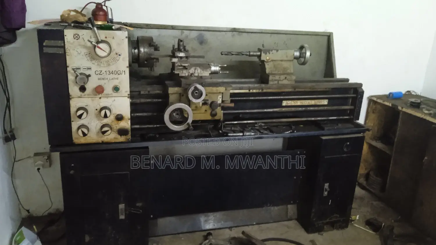 Lathe Machine Used 1 Meter