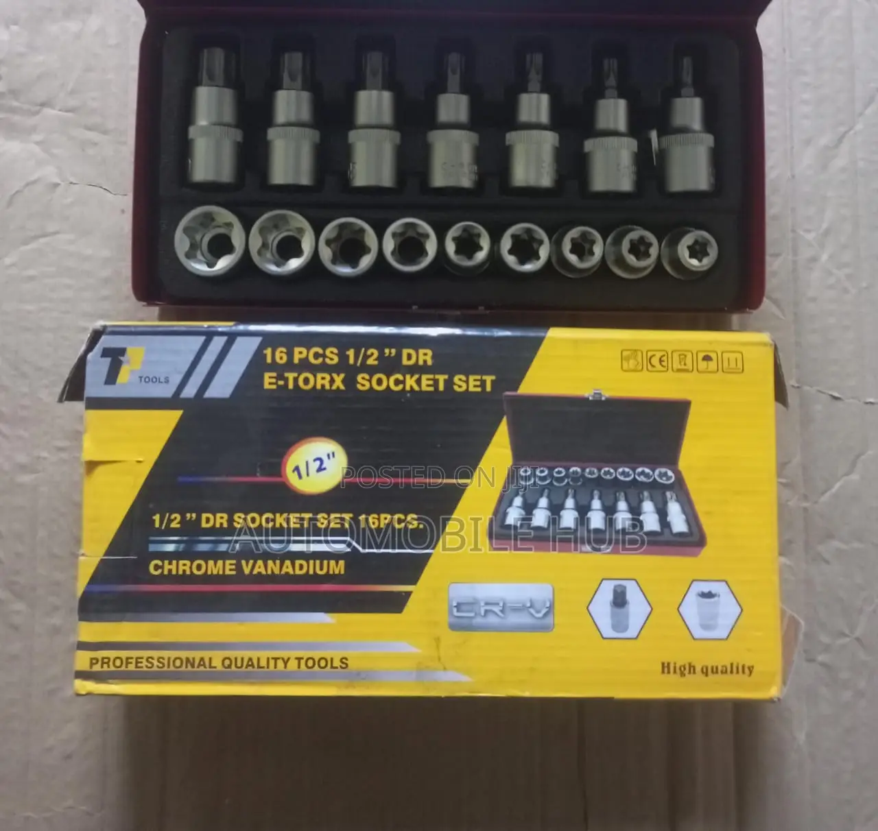 16pcs Tool Box Chrome Vanadium