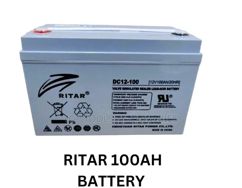 Original Ritar 100ah Battery 12v 20hr Heavy-Duty