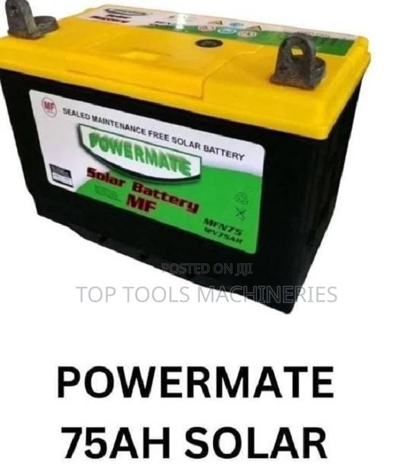 Powermate 75ah Solar Backup Battery - main view