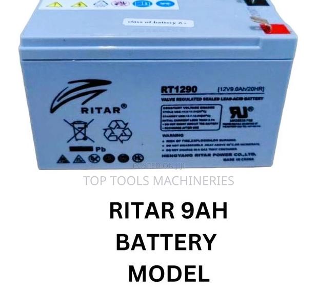 Ritar 9ah Solar Backup Battery - main view