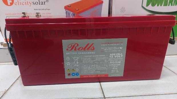 Rolls Energy AGM Solar Battery 12v 200ah - main view