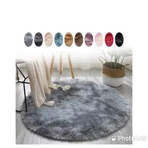 Super Soft Plush Round Rug Mat Fluffy