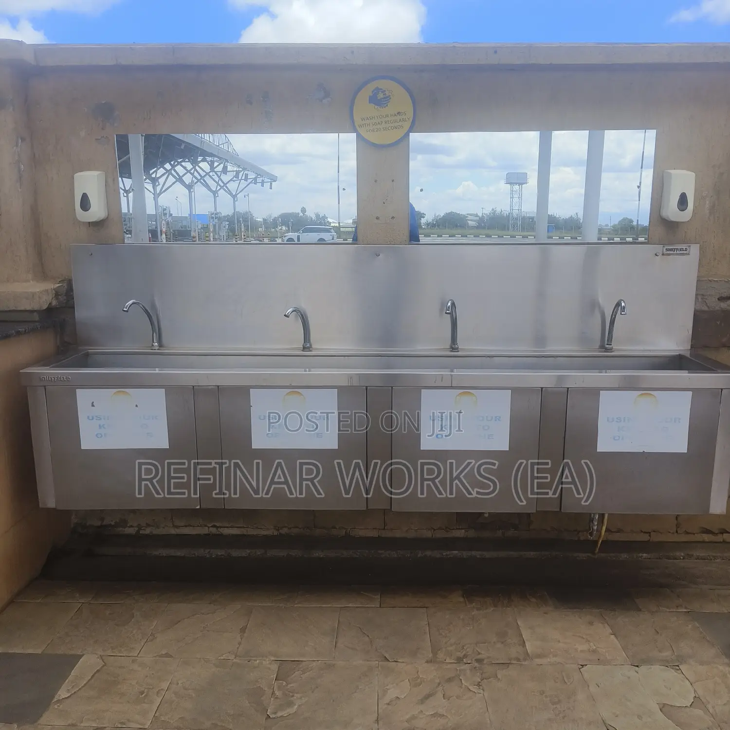 Commercial Hand Washing Sinks Tables - Stainless Steel