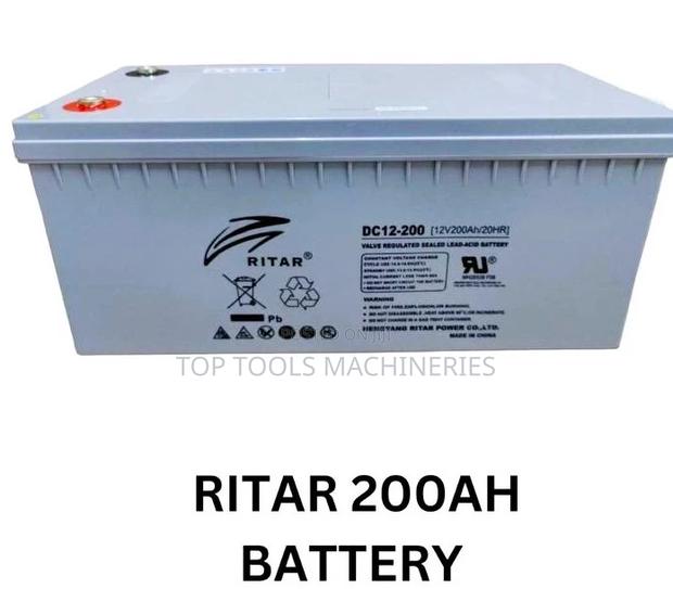 Ritar Original 200ah Heavy-Duty Solar Battery - main view