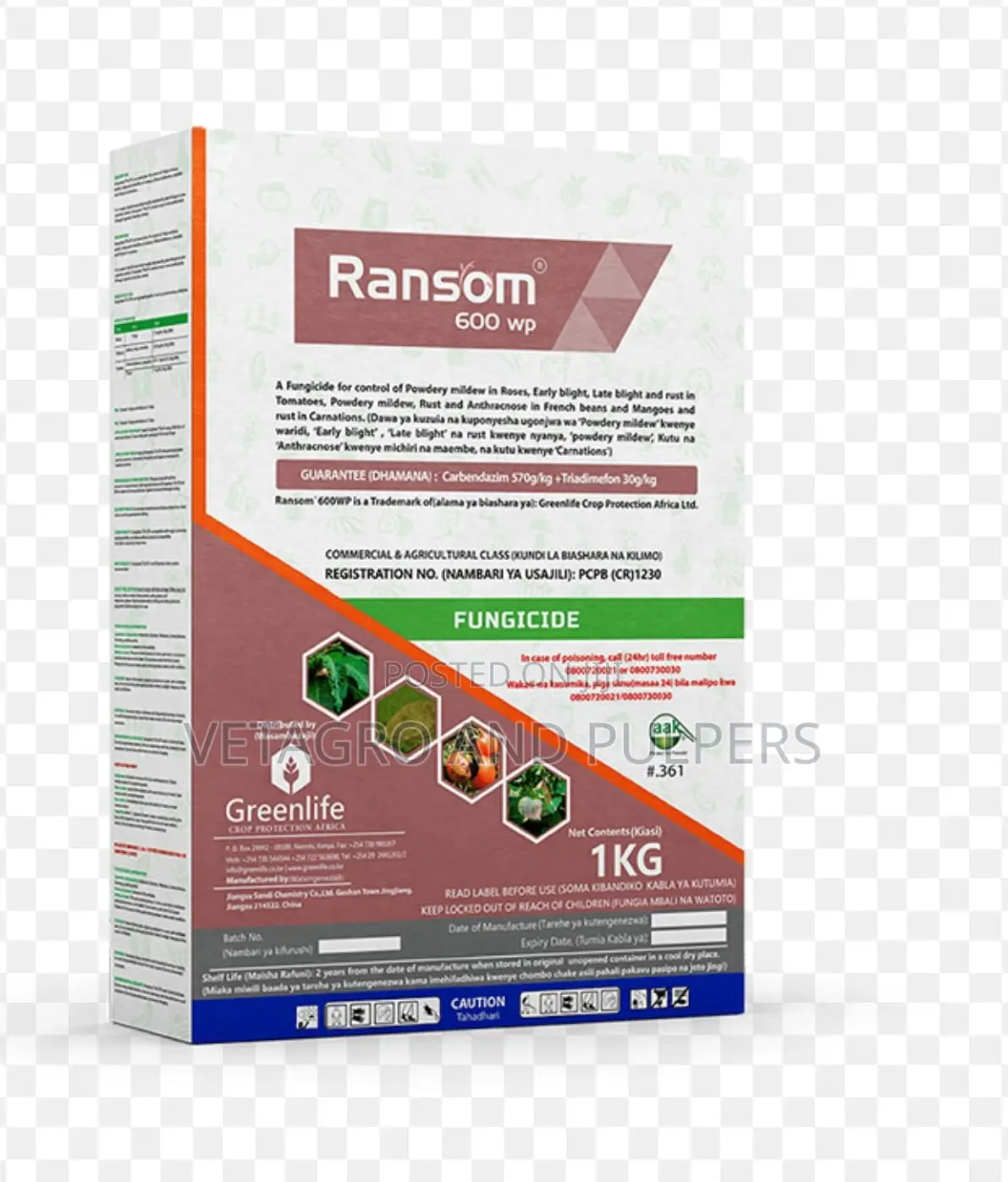 Ransom 600WP Fungicide