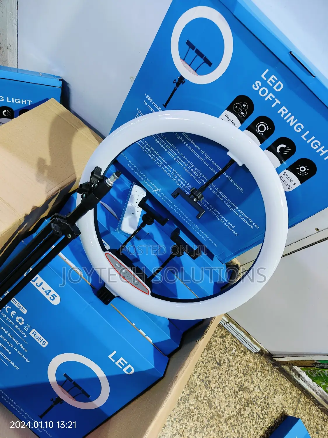 Visico 18 Inch Led Ring Light With Tripod Stand