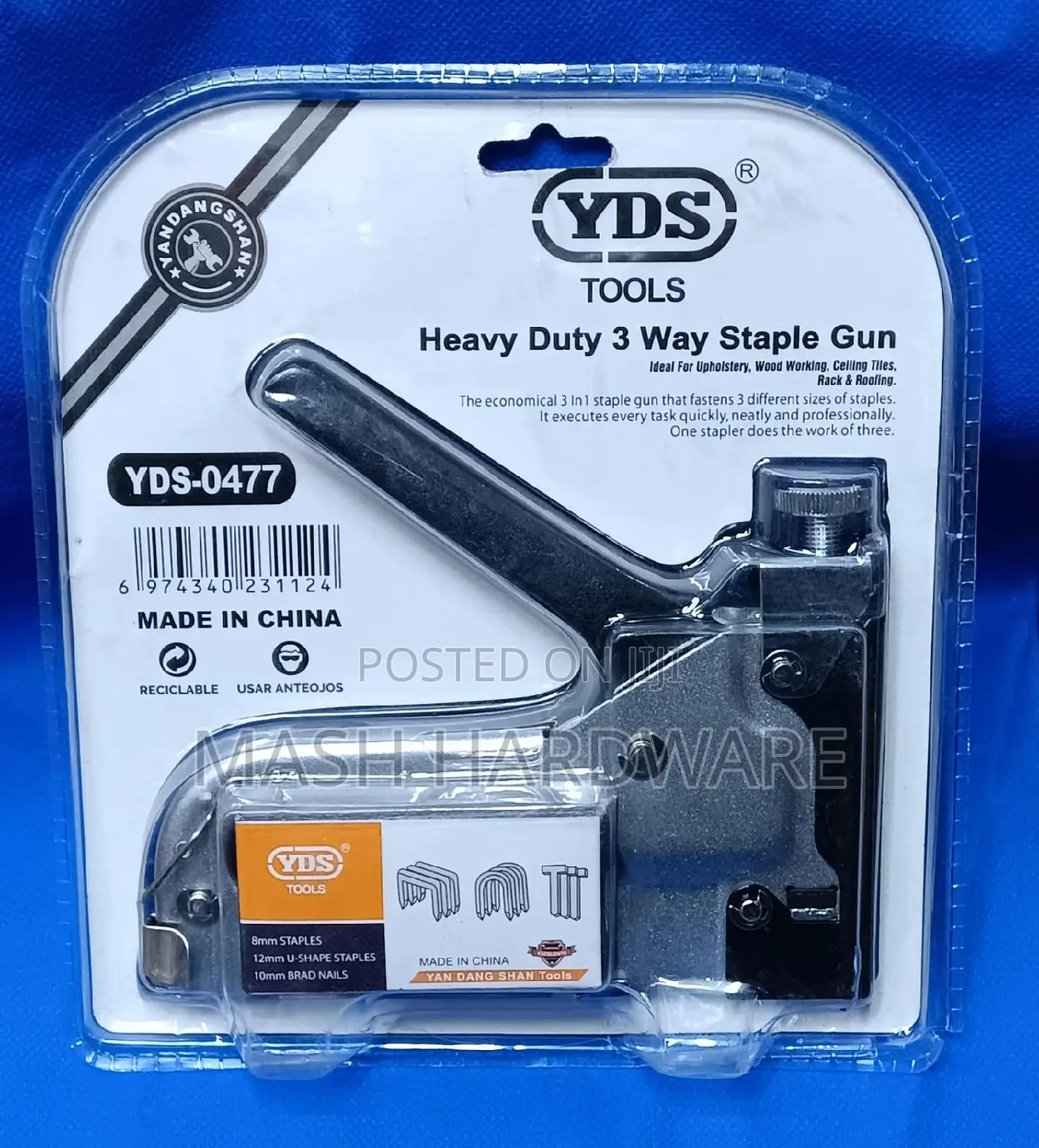 3 in 1 Heavy Duty Staple Gun