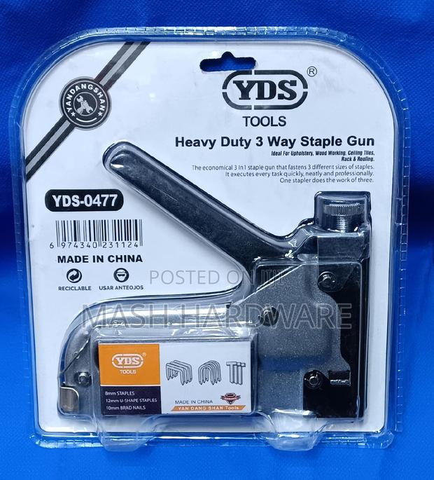 3 in 1 Heavy Duty Staple Gun - thumbnail 2