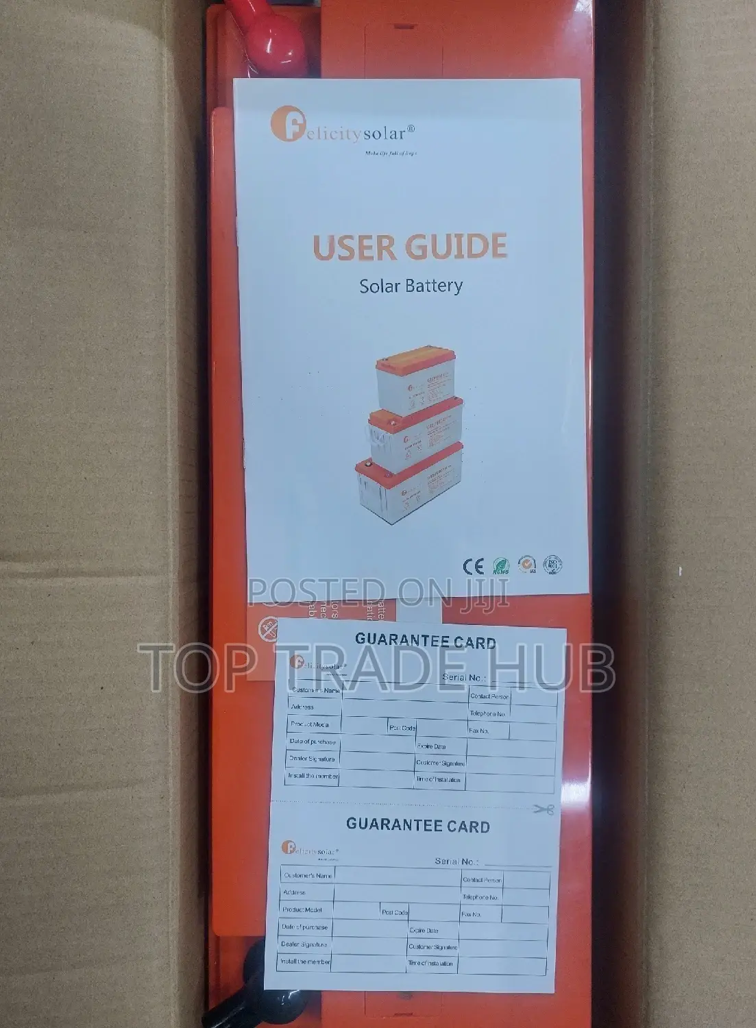 Felicity Gel Solar Battery Series 150ah