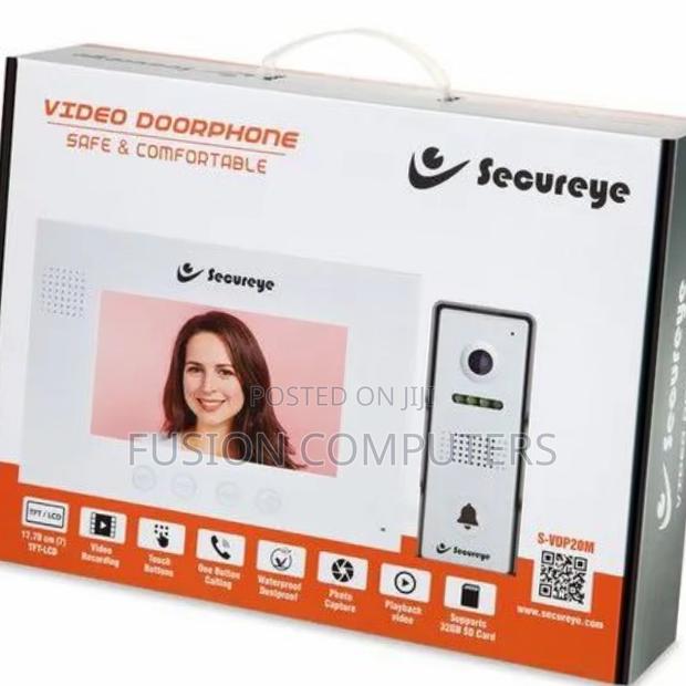 Black Secureye S-Vdp20m Video Door Phone Set - main view