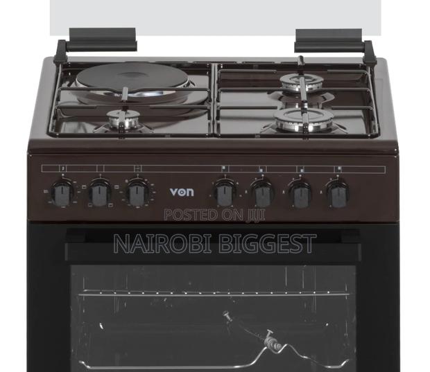 Von 3gas+1 Electric Standing 60×60 Cooker