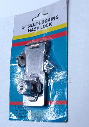 3 " 4" Self- Locking Hasp Lock - thumbnail 2