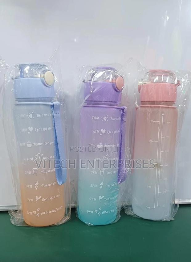 2 IN 1 Pack Of 2 Water Bottles, - main view