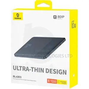 Baseus Blade 2 Laptop Power Bank 65W 12000mah