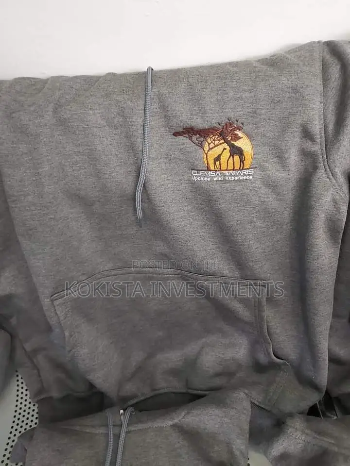 Grey Branded Hoods