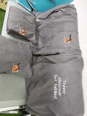 Grey Branded Hoods