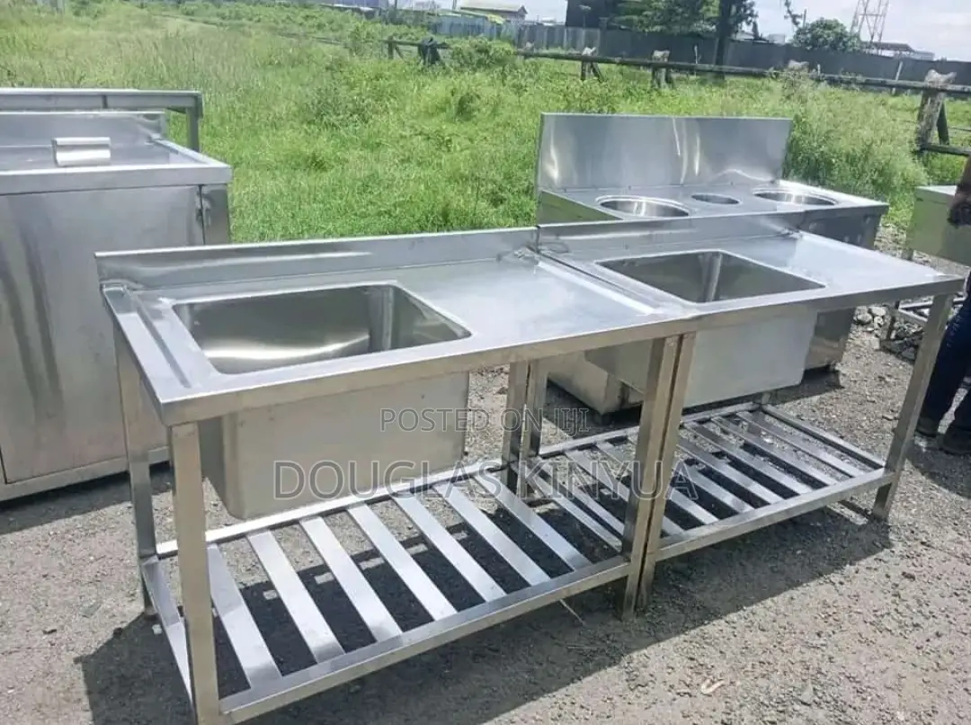 Single Sink Stainless Steel::.