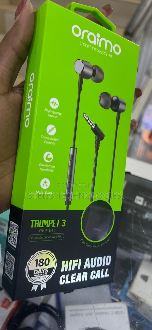 Trumpet 3 Oraimo Earphones. - thumbnail 3