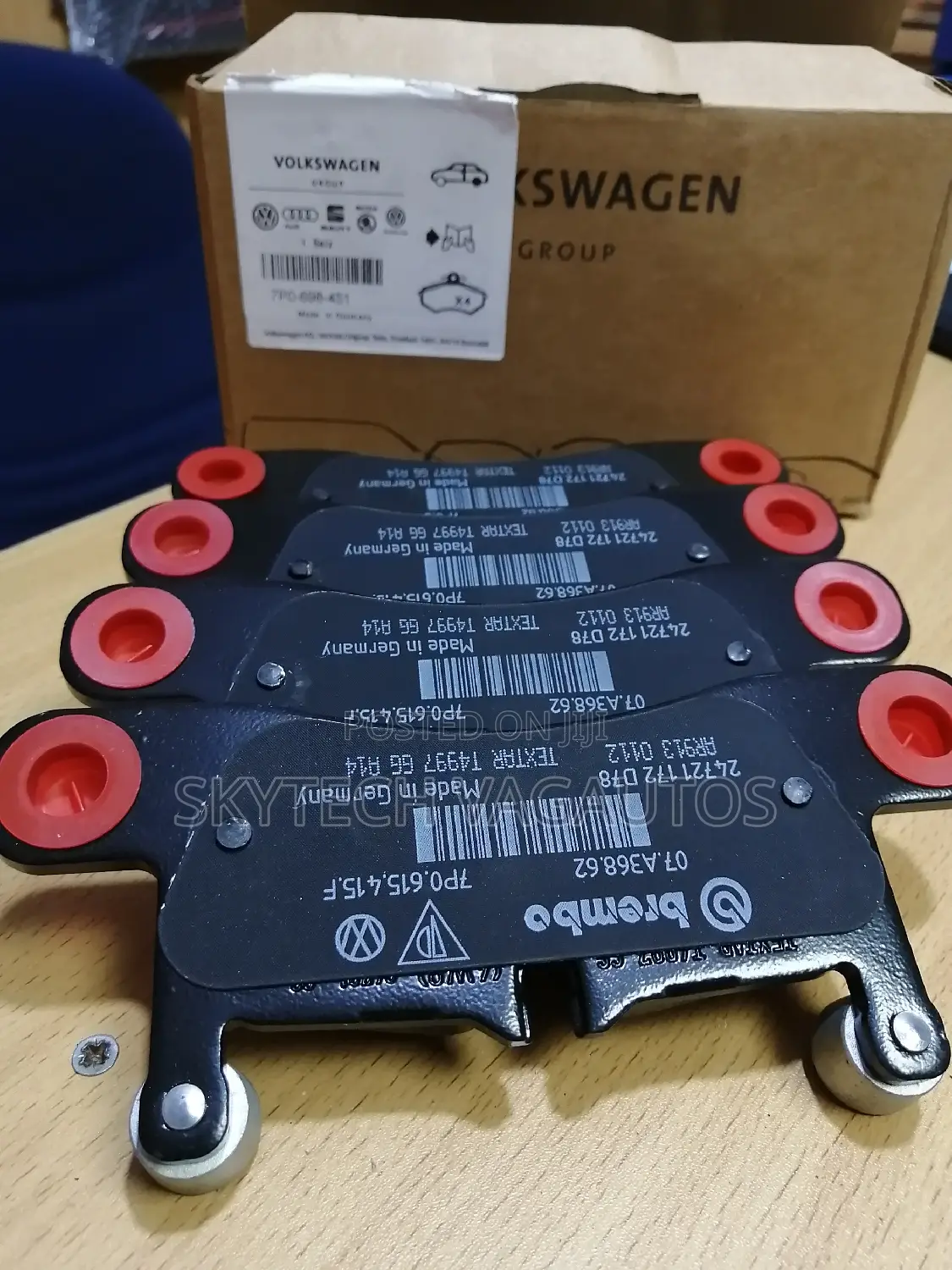 Touareg 7p Porsche Rear Brake Pad