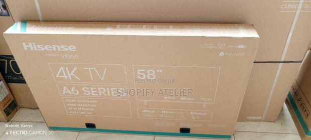 Hisense 58" A6 Smart Android Frameless Tv - main view