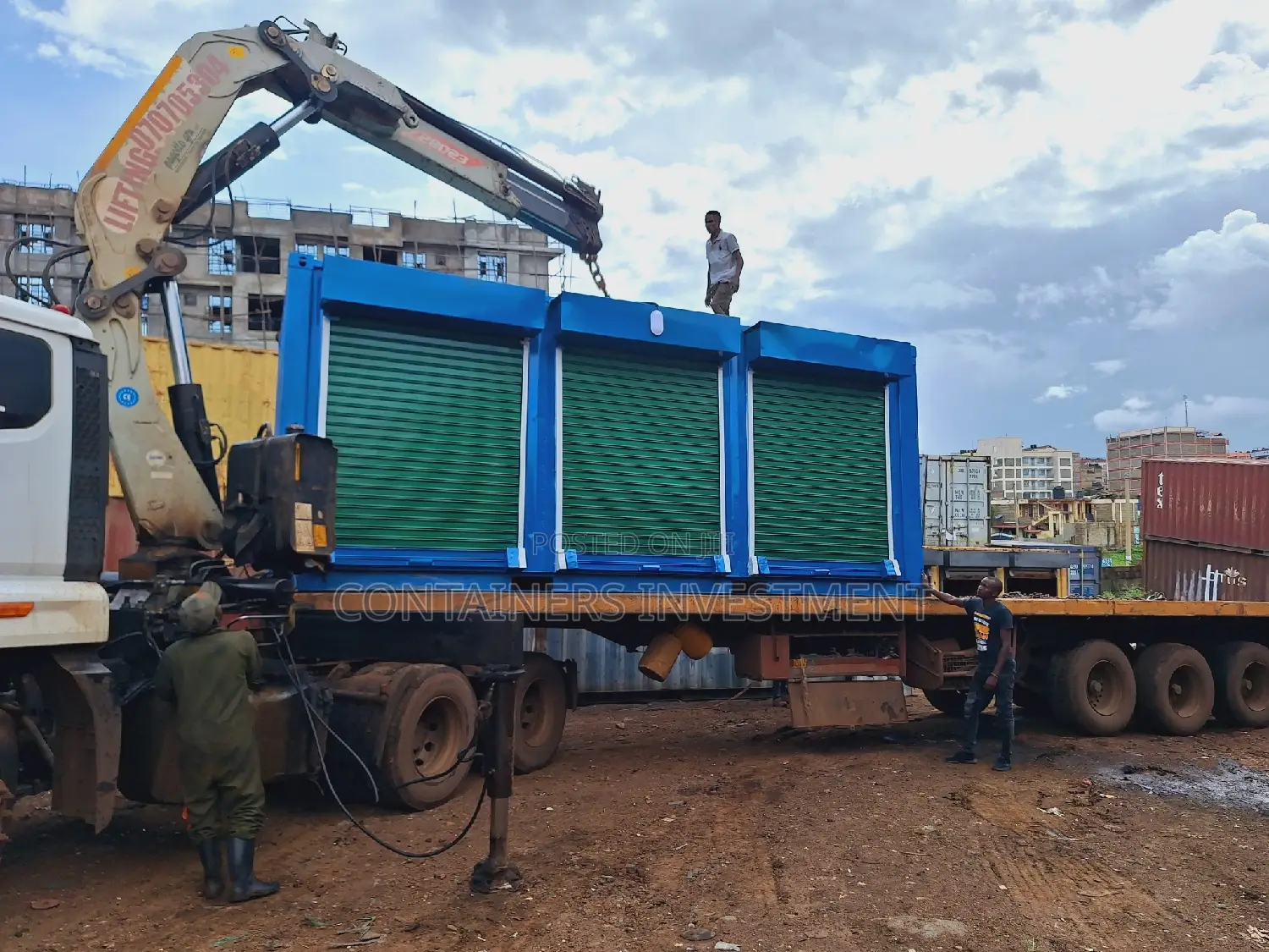 20ft Container Stalls- In-House Delivery Services